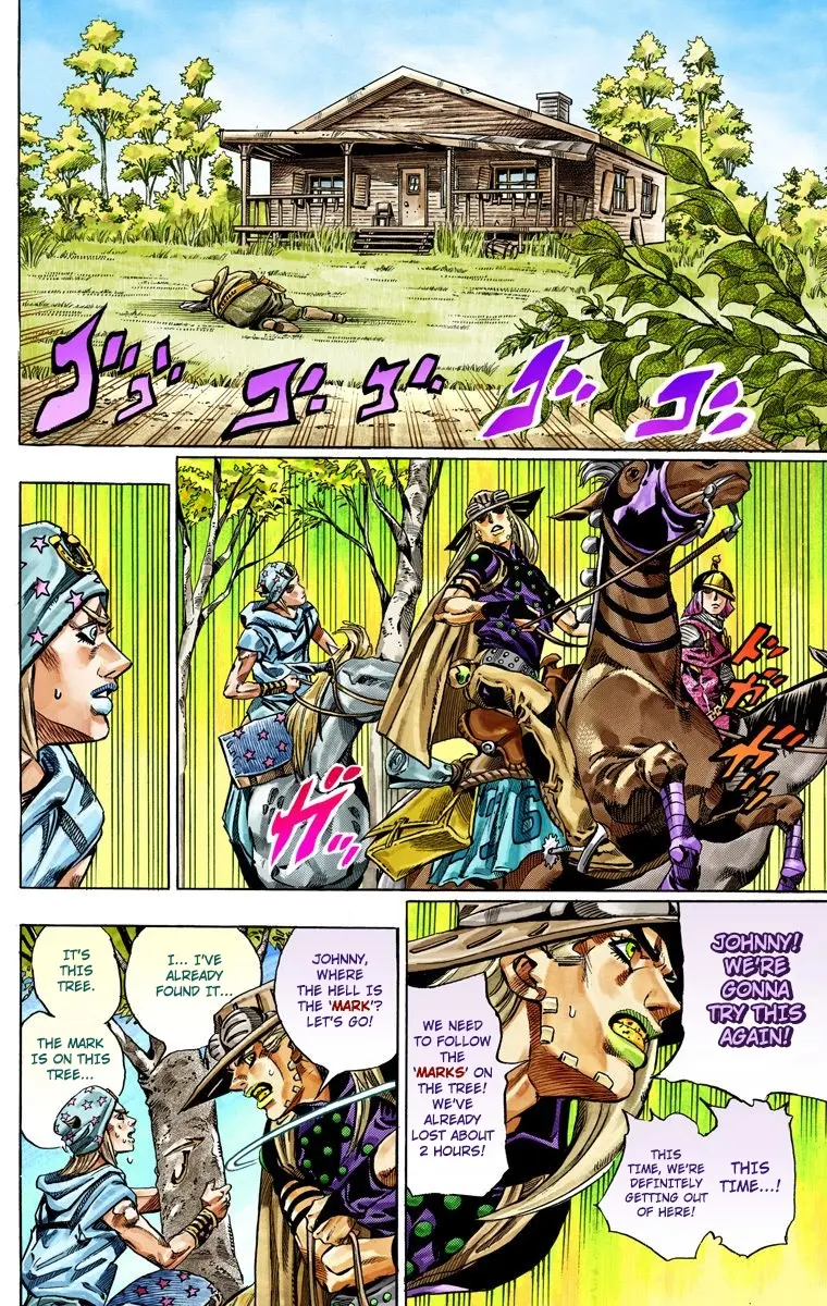 JoJo's Bizarre Adventure Steel Ball Run Colored Manga β Chapter 34 β Page 7