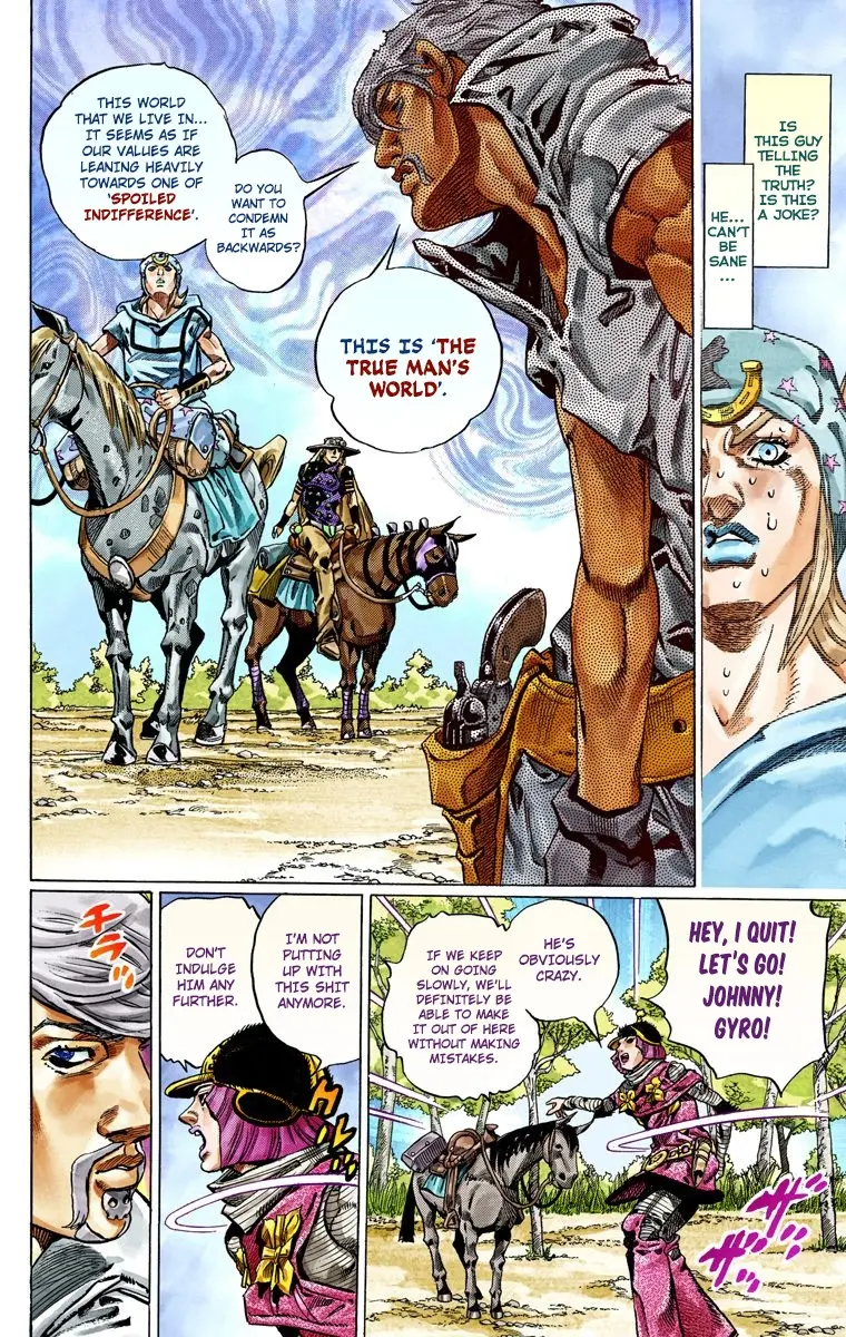 JoJo's Bizarre Adventure Steel Ball Run Colored Manga β Chapter 34 β Page 33