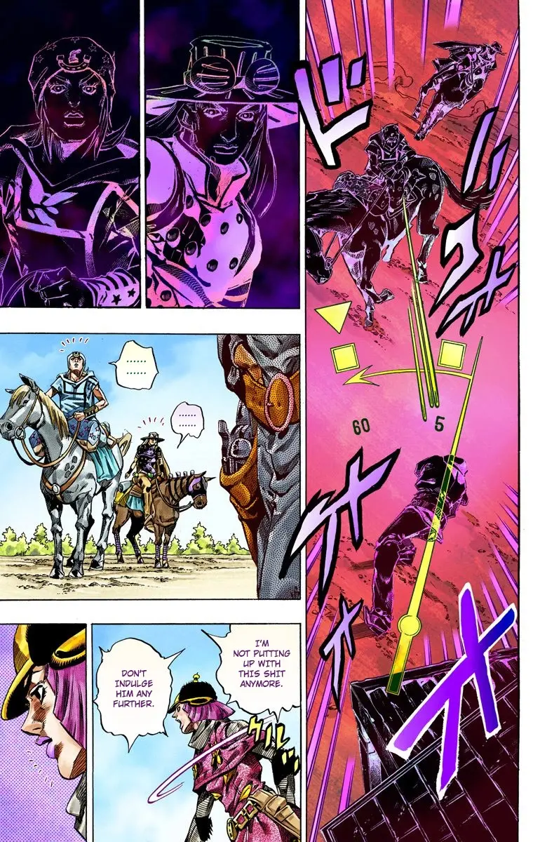 JoJo's Bizarre Adventure Steel Ball Run Colored Manga β Chapter 34 β Page 38