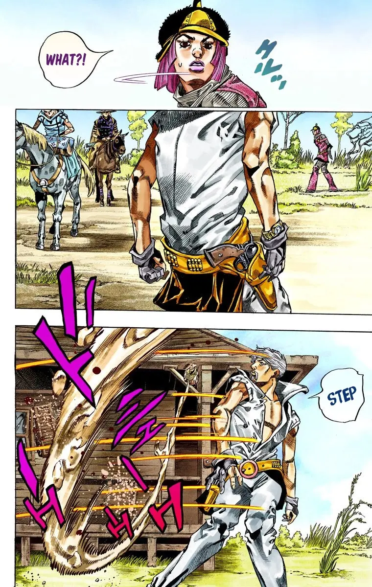 JoJo's Bizarre Adventure Steel Ball Run Colored Manga β Chapter 34 β Page 39