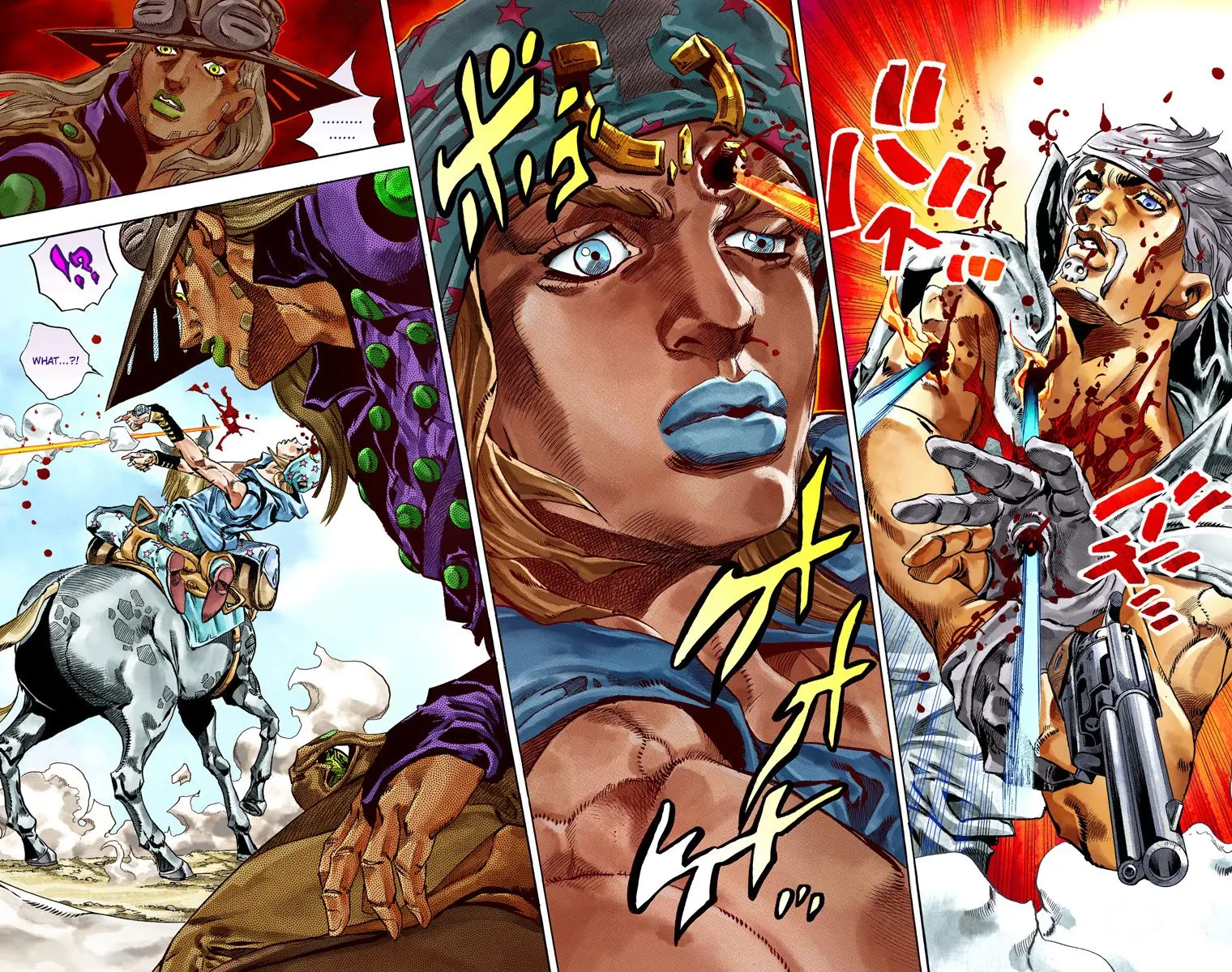 JoJo's Bizarre Adventure Steel Ball Run Colored Manga β Chapter 34 β Page 44