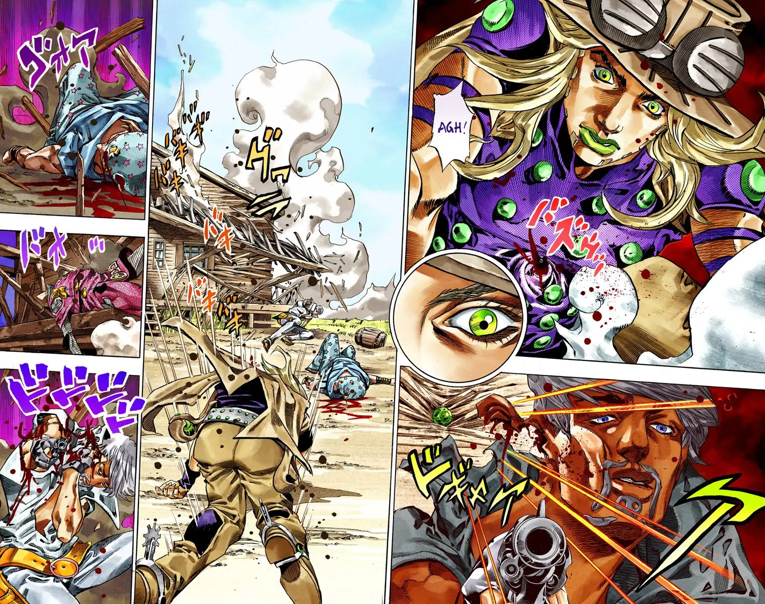 JoJo's Bizarre Adventure Steel Ball Run Colored Manga β Chapter 34 β Page 48