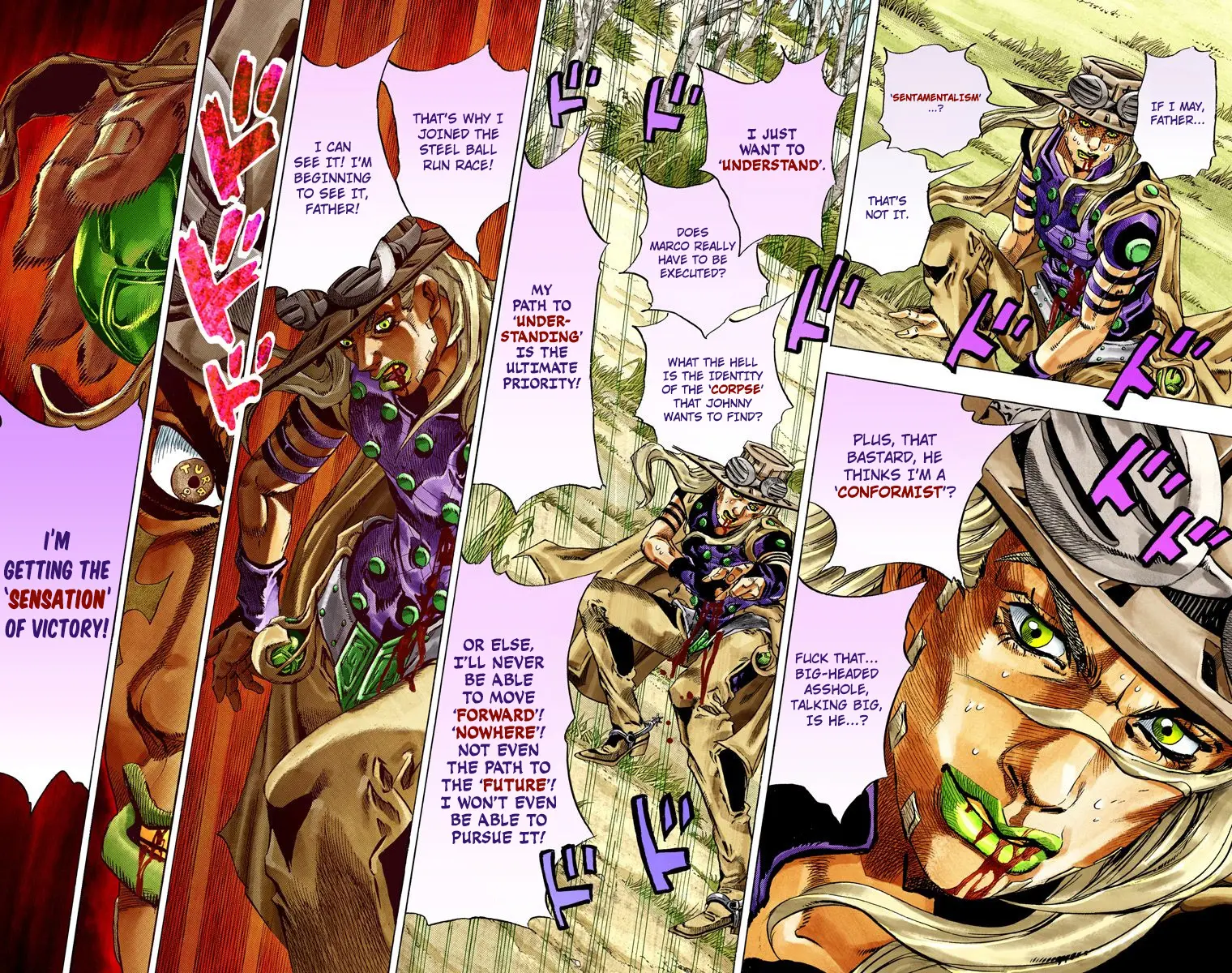 JoJo's Bizarre Adventure Steel Ball Run Colored Manga β Chapter 35 β Page 18