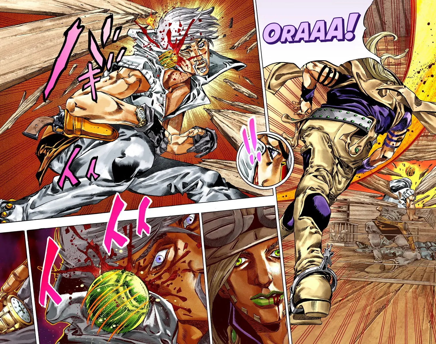 JoJo's Bizarre Adventure Steel Ball Run Colored Manga β Chapter 35 β Page 21