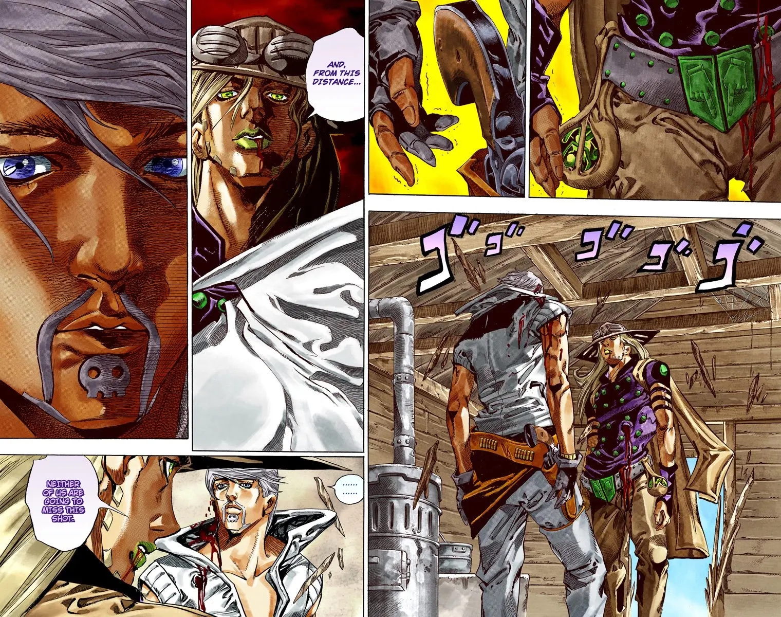 JoJo's Bizarre Adventure Steel Ball Run Colored Manga β Chapter 35 β Page 27