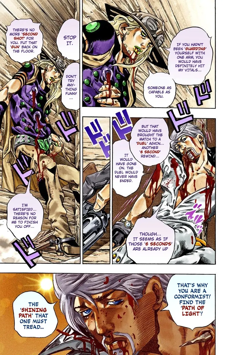 JoJo's Bizarre Adventure Steel Ball Run Colored Manga β Chapter 35 β Page 42