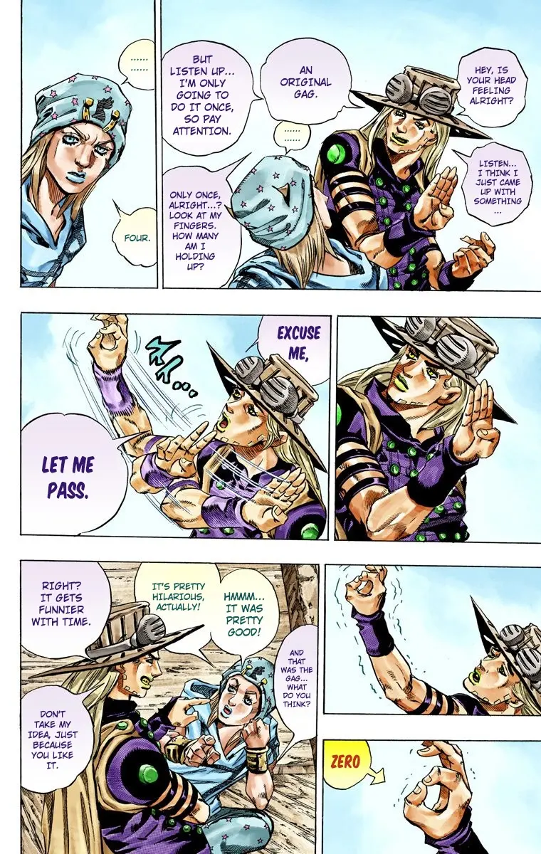 JoJo's Bizarre Adventure Steel Ball Run Colored Manga β Chapter 36 β Page 6