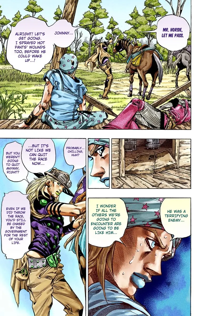 JoJo's Bizarre Adventure Steel Ball Run Colored Manga β Chapter 36 β Page 7