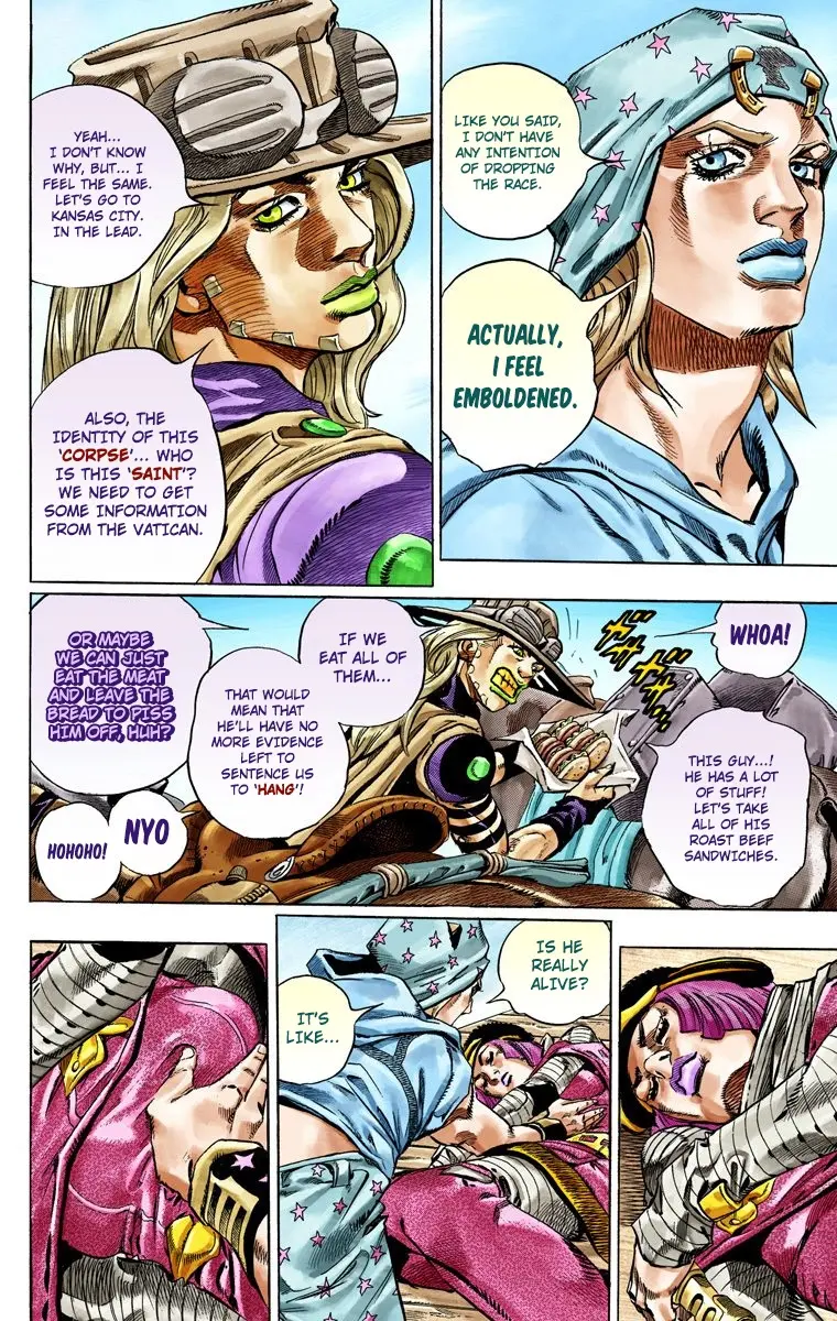 JoJo's Bizarre Adventure Steel Ball Run Colored Manga β Chapter 36 β Page 8