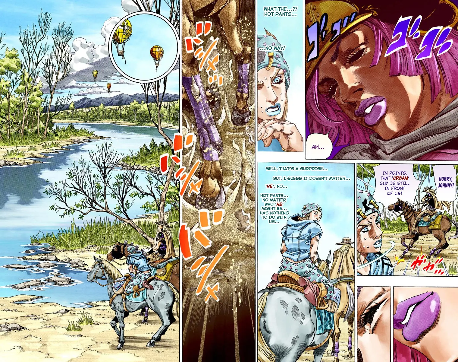 JoJo's Bizarre Adventure Steel Ball Run Colored Manga β Chapter 36 β Page 10