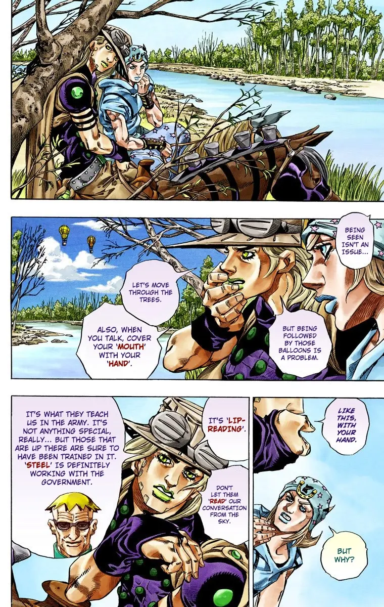 JoJo's Bizarre Adventure Steel Ball Run Colored Manga β Chapter 36 β Page 11