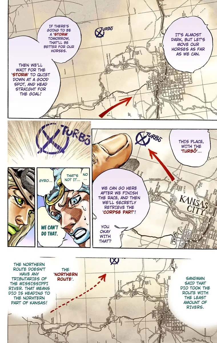 JoJo's Bizarre Adventure Steel Ball Run Colored Manga β Chapter 36 β Page 15