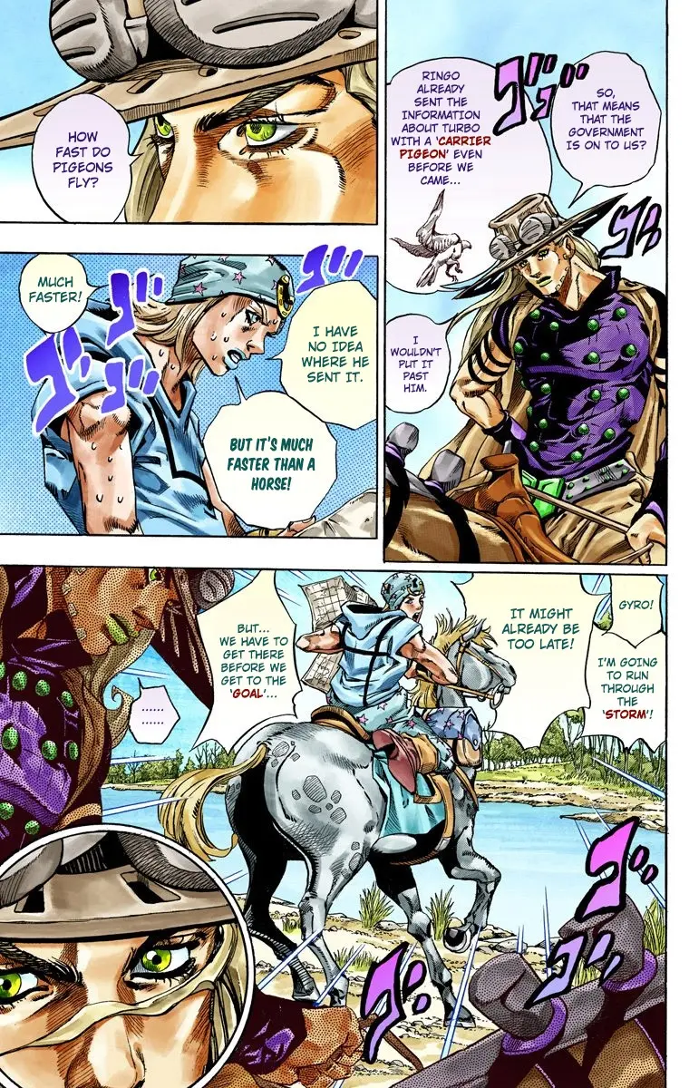 JoJo's Bizarre Adventure Steel Ball Run Colored Manga β Chapter 36 β Page 18