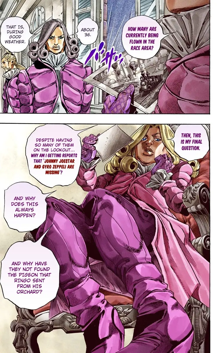 JoJo's Bizarre Adventure Steel Ball Run Colored Manga β Chapter 36 β Page 20