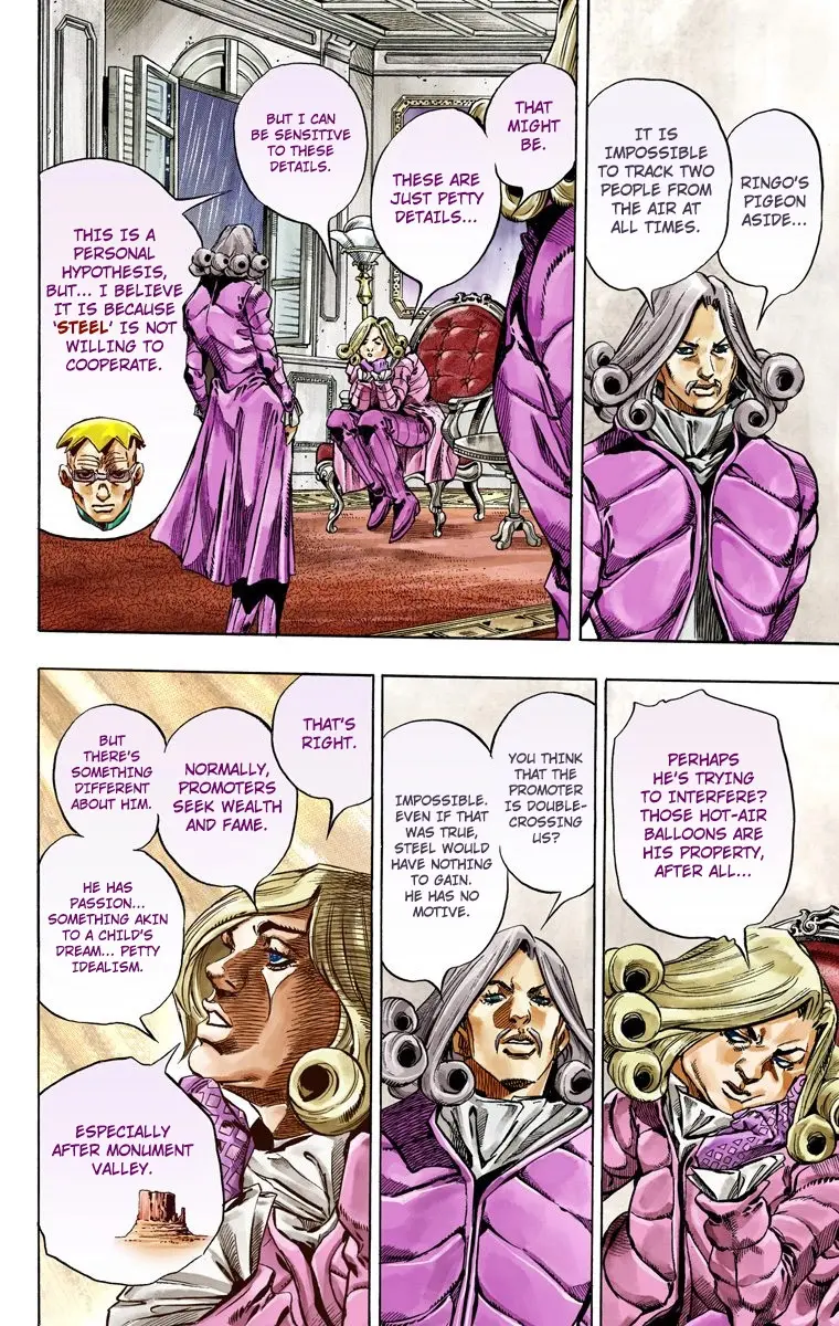 JoJo's Bizarre Adventure Steel Ball Run Colored Manga β Chapter 36 β Page 21