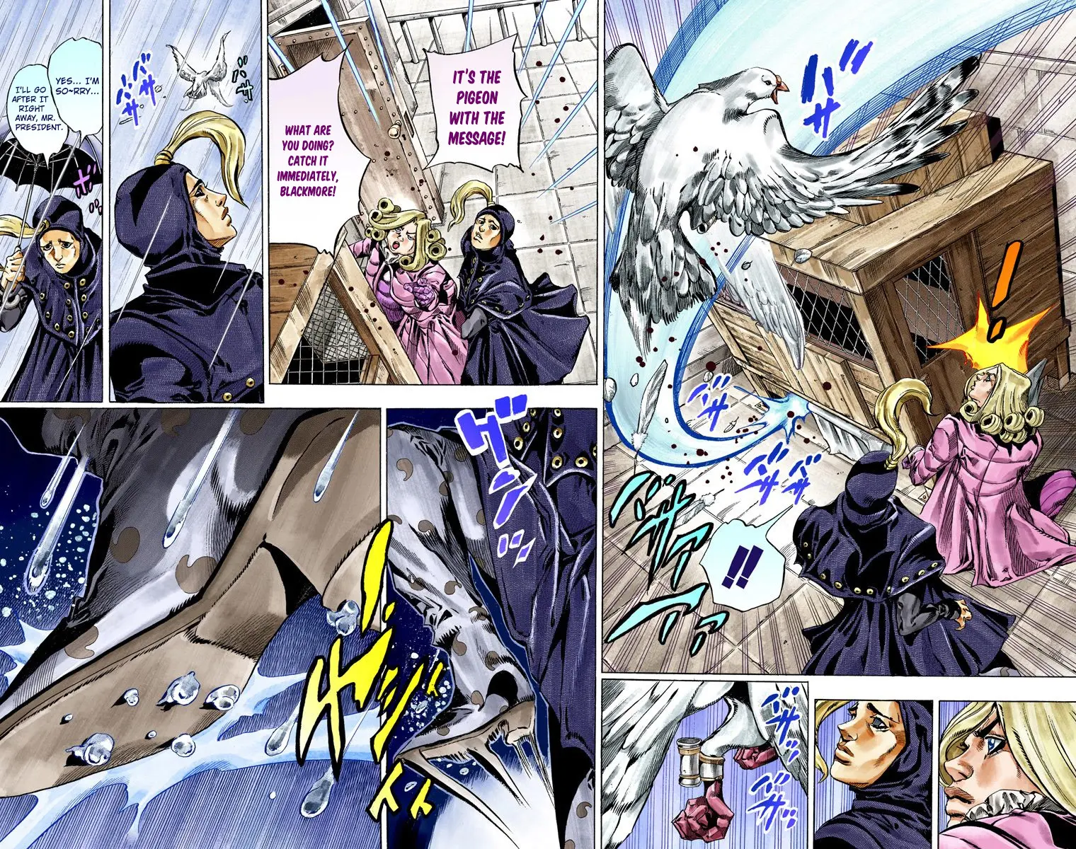JoJo's Bizarre Adventure Steel Ball Run Colored Manga β Chapter 36 β Page 47