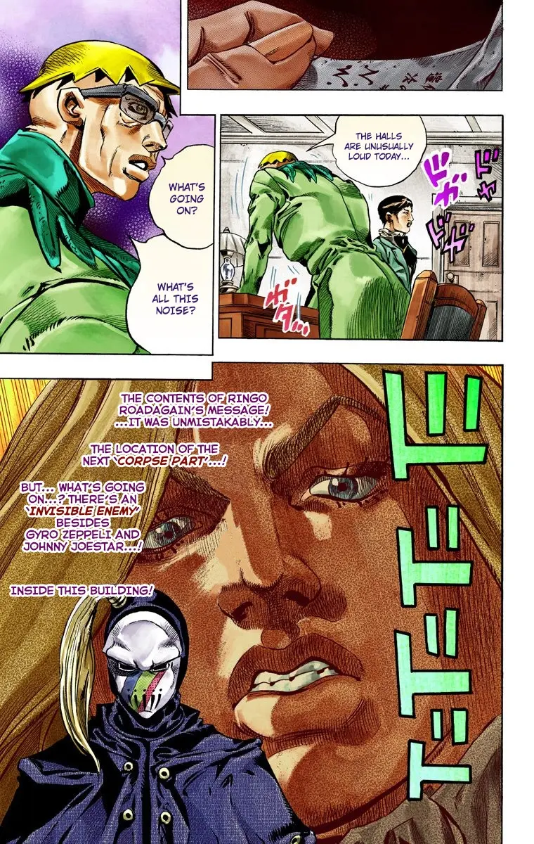 JoJo's Bizarre Adventure Steel Ball Run Colored Manga β Chapter 36 β Page 57