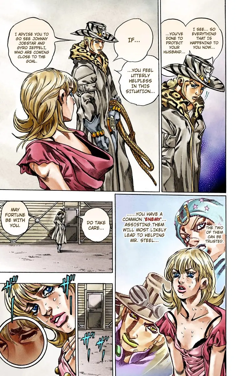 JoJo's Bizarre Adventure Steel Ball Run Colored Manga — Chapter 37 — Page 24