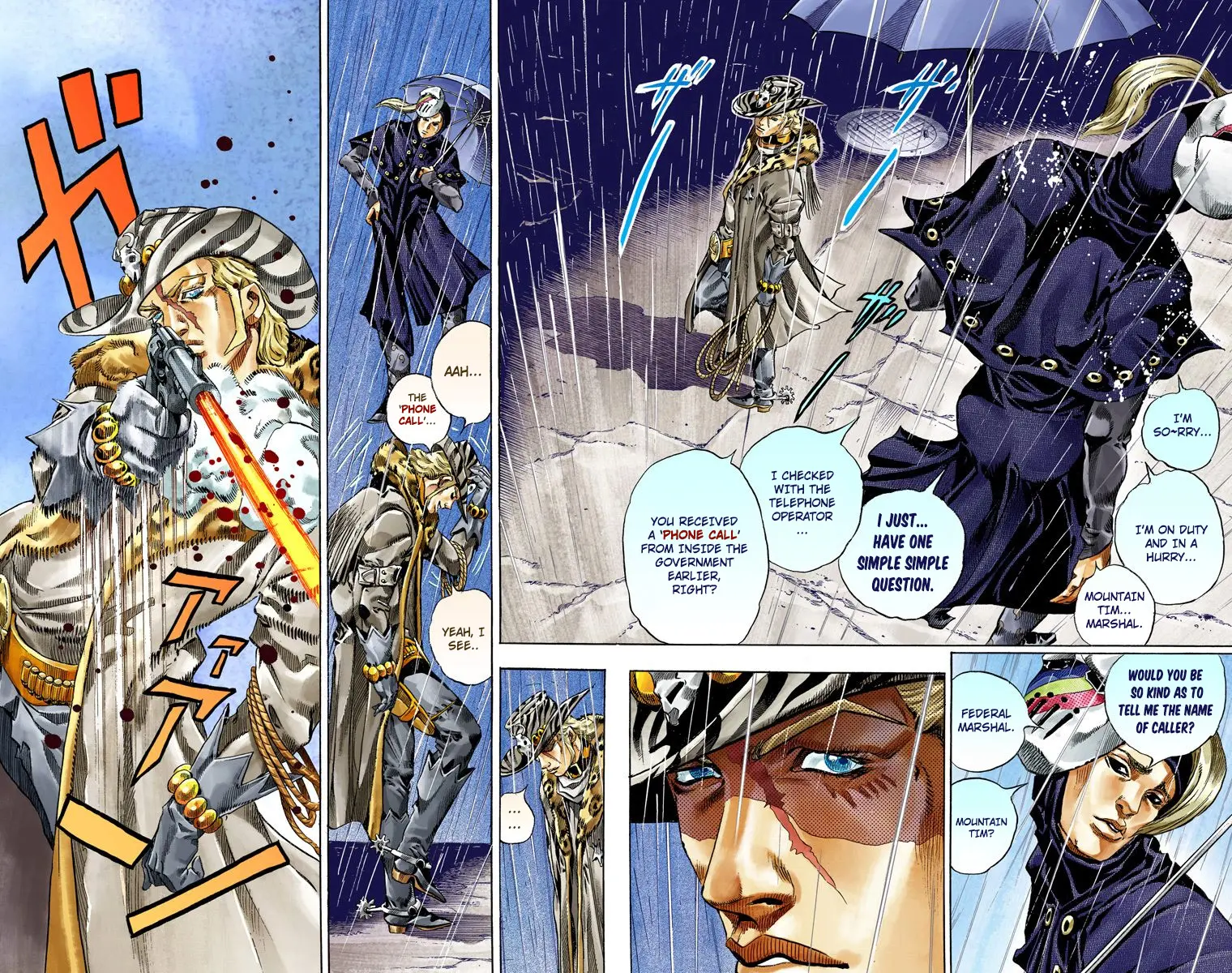 JoJo's Bizarre Adventure Steel Ball Run Colored Manga — Chapter 37 — Page 29