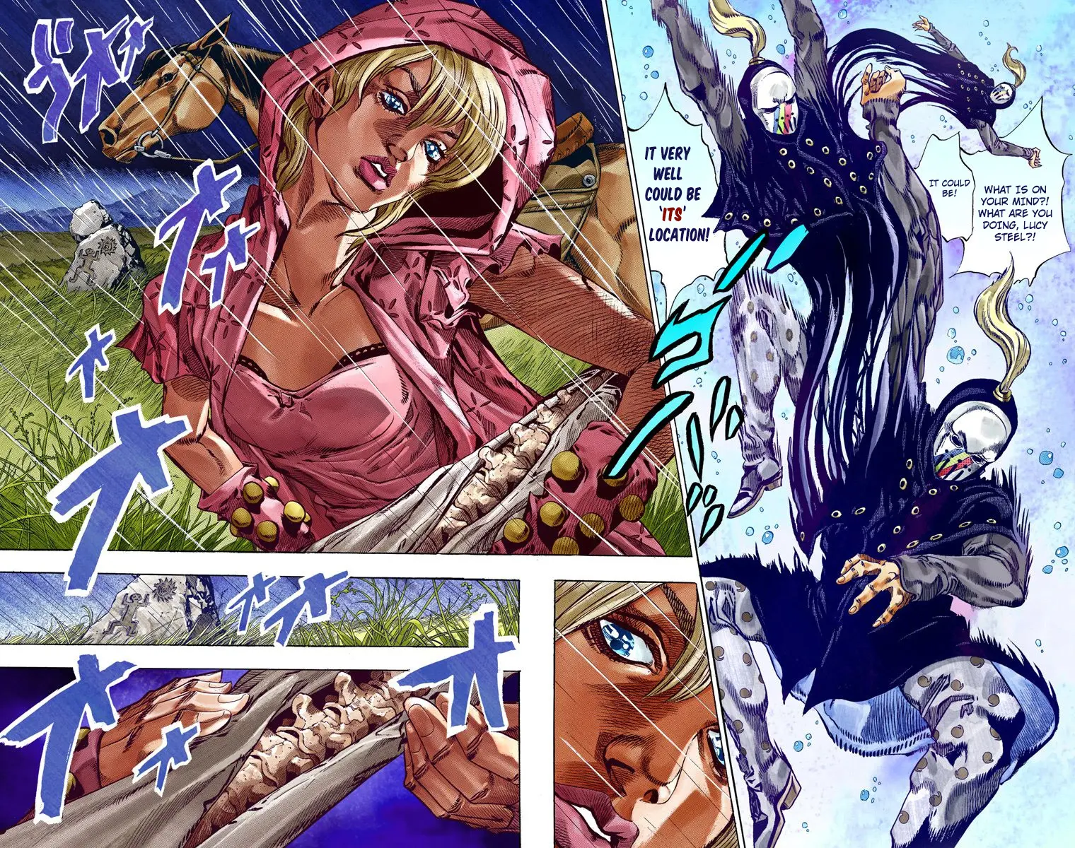 JoJo's Bizarre Adventure Steel Ball Run Colored Manga — Chapter 37 — Page 41