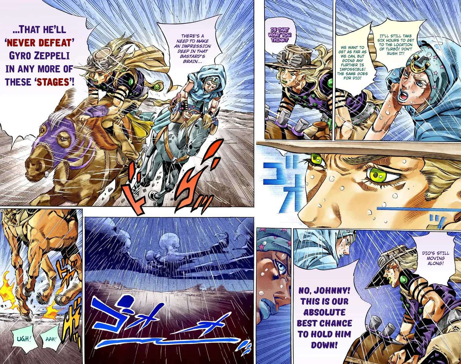JoJo's Bizarre Adventure Steel Ball Run Colored Manga — Chapter 37 — Page 43