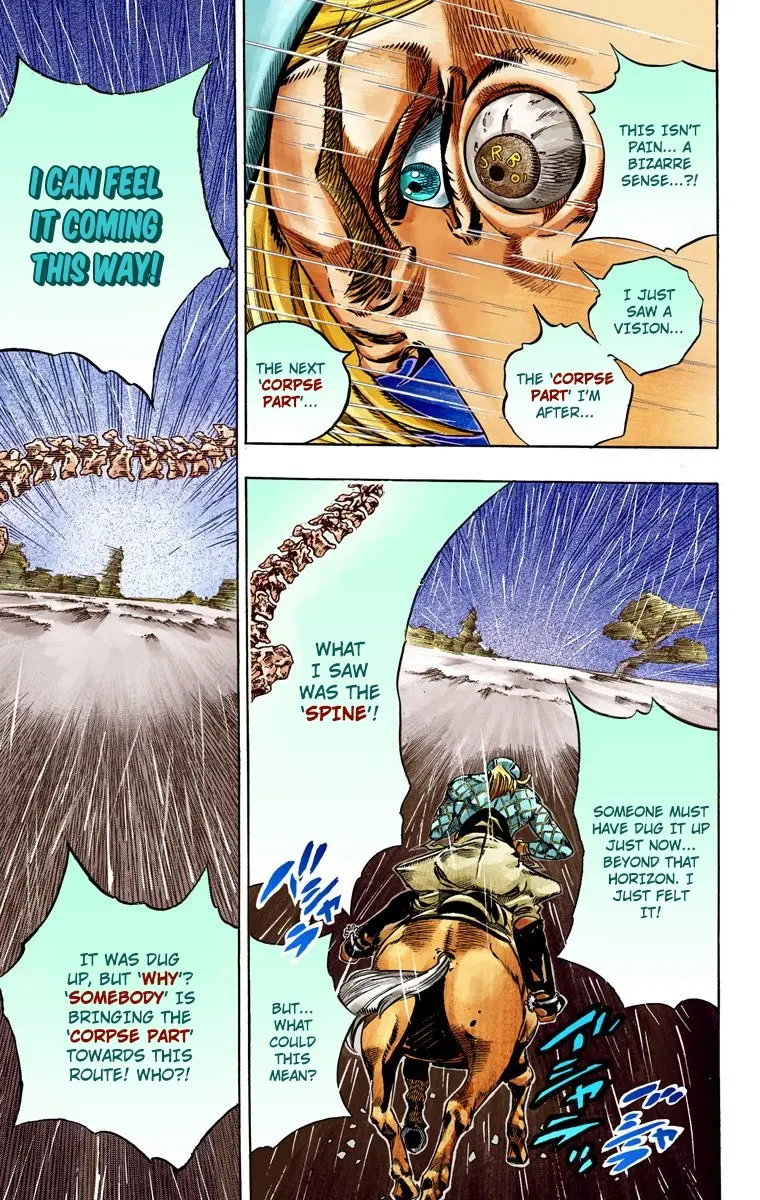 JoJo's Bizarre Adventure Steel Ball Run Colored Manga — Chapter 37 — Page 45