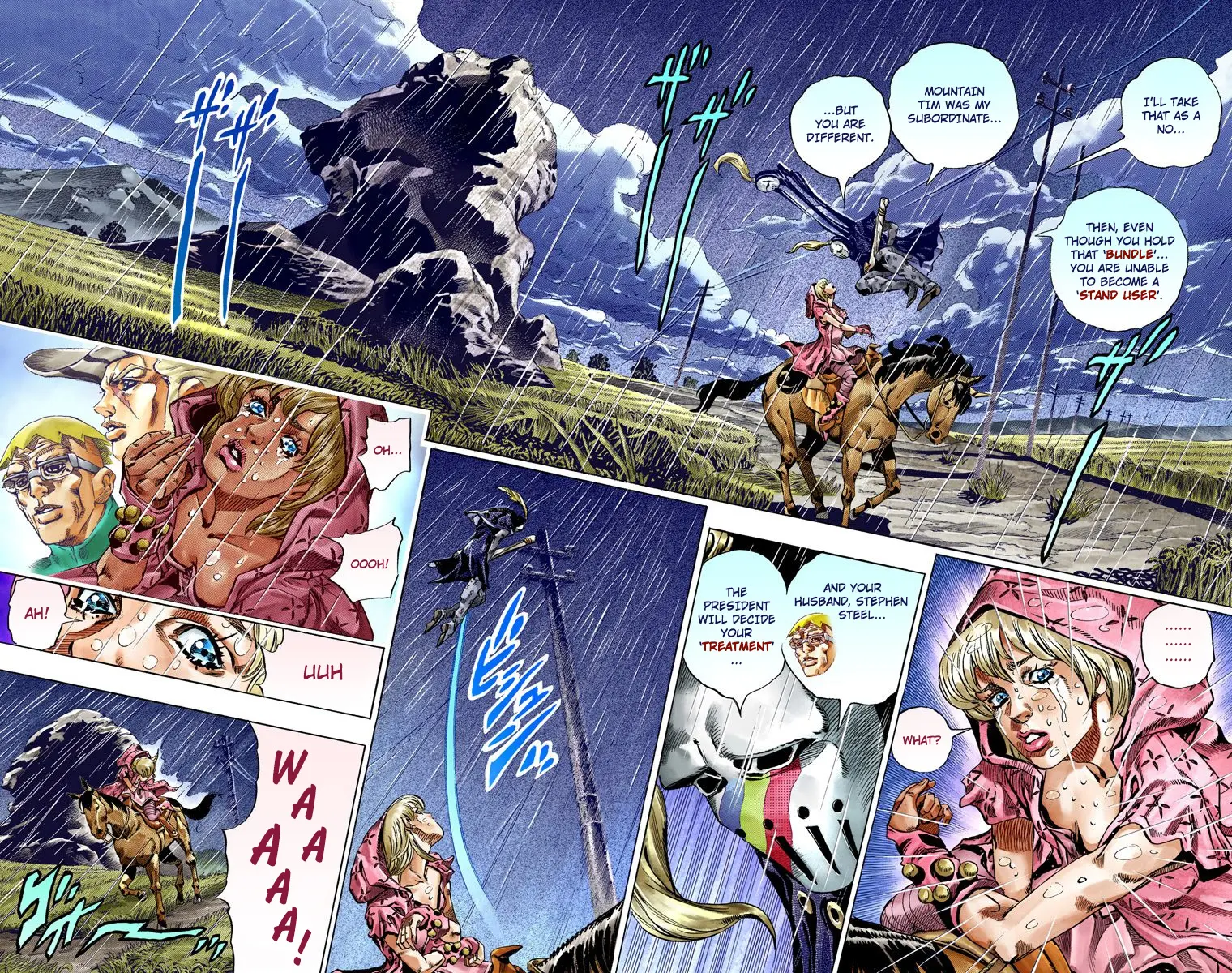 JoJo's Bizarre Adventure Steel Ball Run Colored Manga — Chapter 38 — Page 5