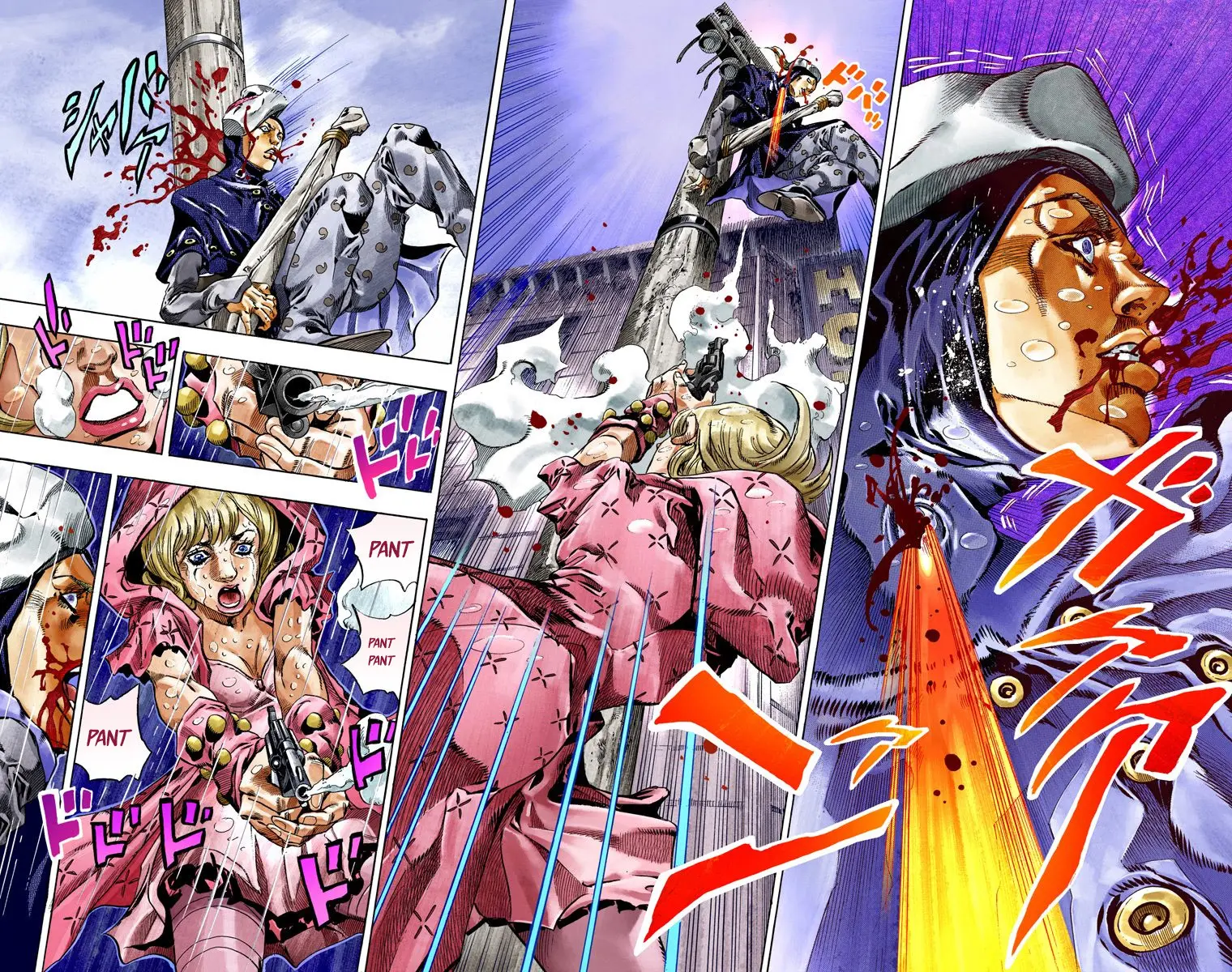 JoJo's Bizarre Adventure Steel Ball Run Colored Manga — Chapter 38 — Page 13