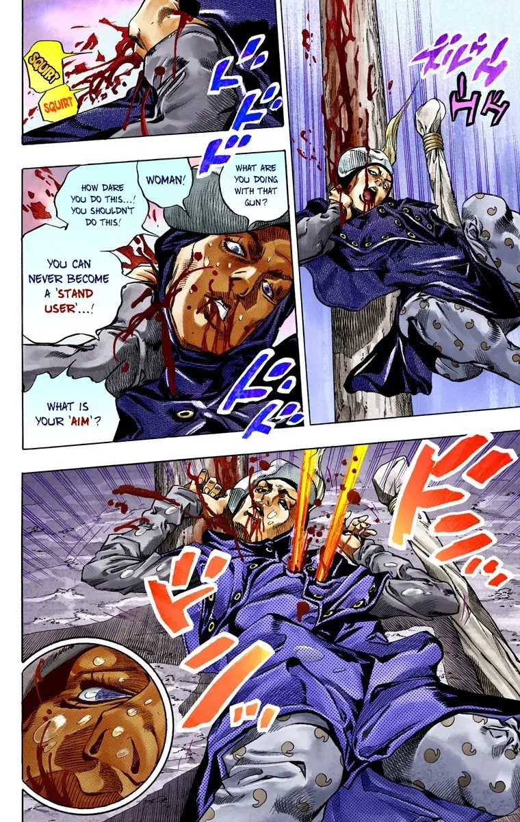 JoJo's Bizarre Adventure Steel Ball Run Colored Manga — Chapter 38 — Page 14