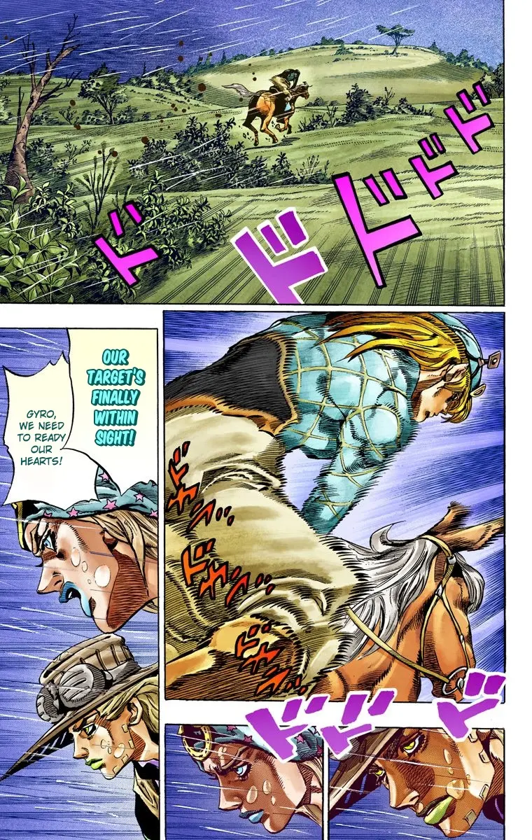 JoJo's Bizarre Adventure Steel Ball Run Colored Manga — Chapter 38 — Page 20