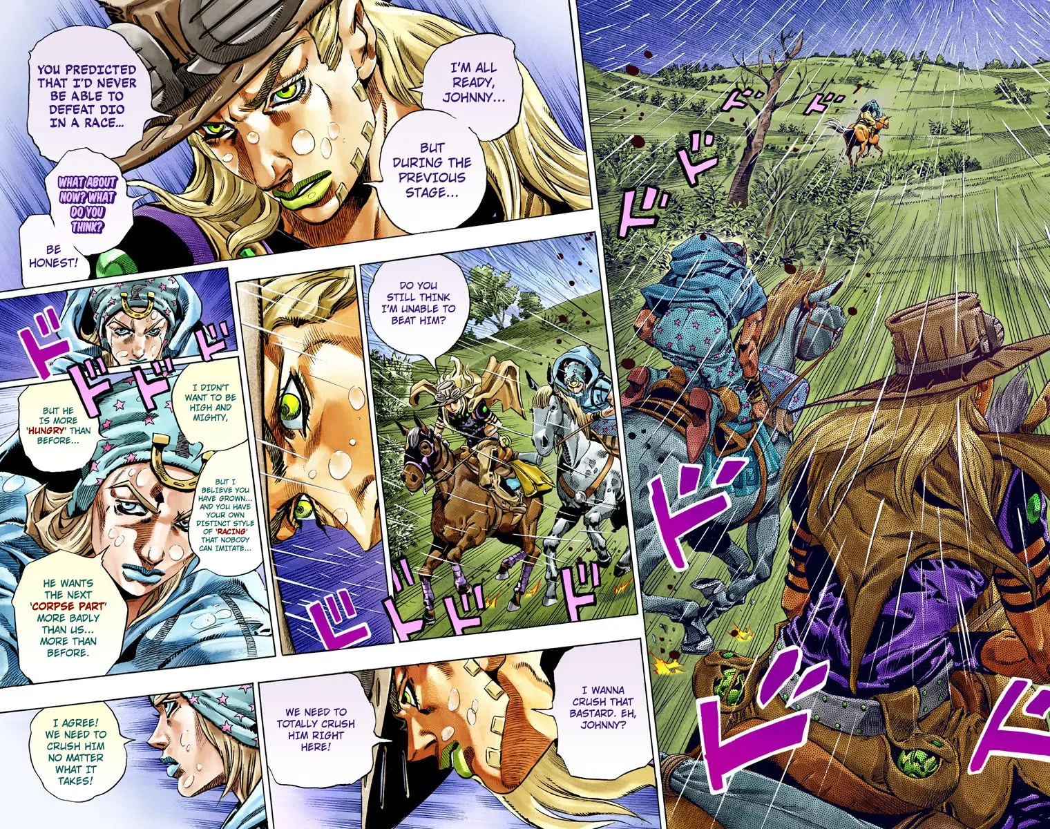 JoJo's Bizarre Adventure Steel Ball Run Colored Manga — Chapter 38 — Page 21