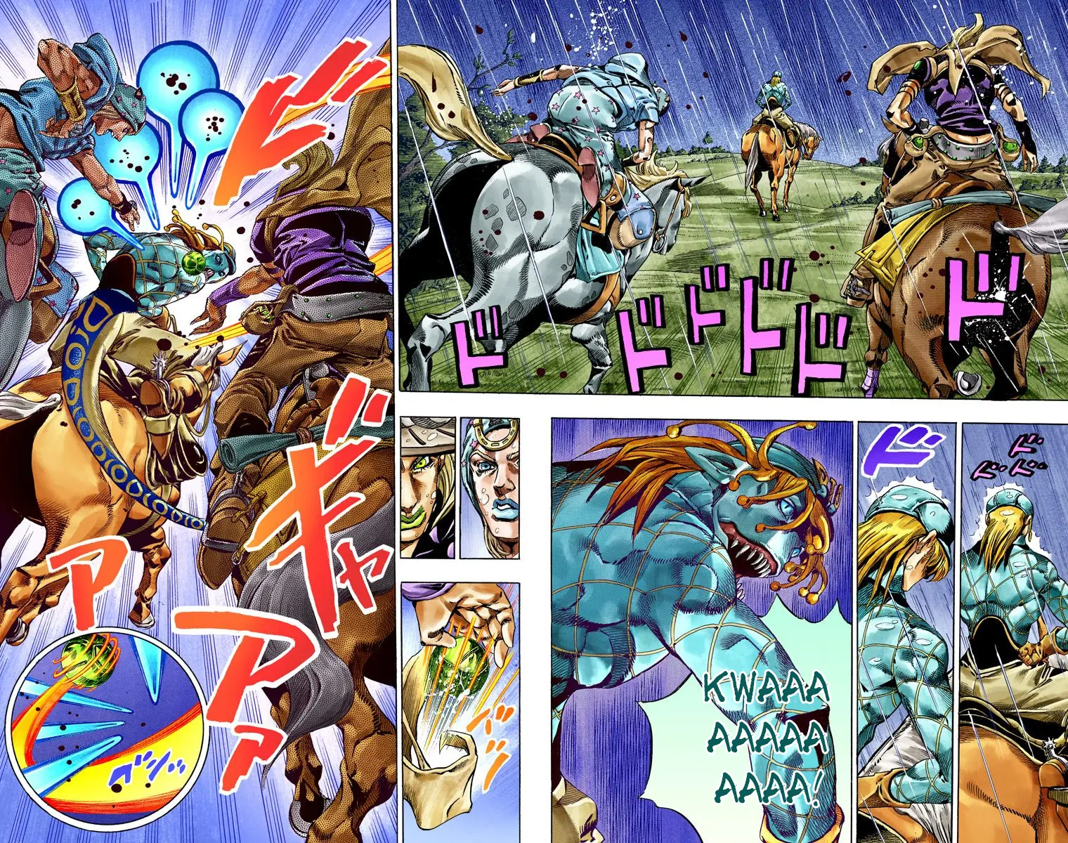 JoJo's Bizarre Adventure Steel Ball Run Colored Manga — Chapter 38 — Page 24