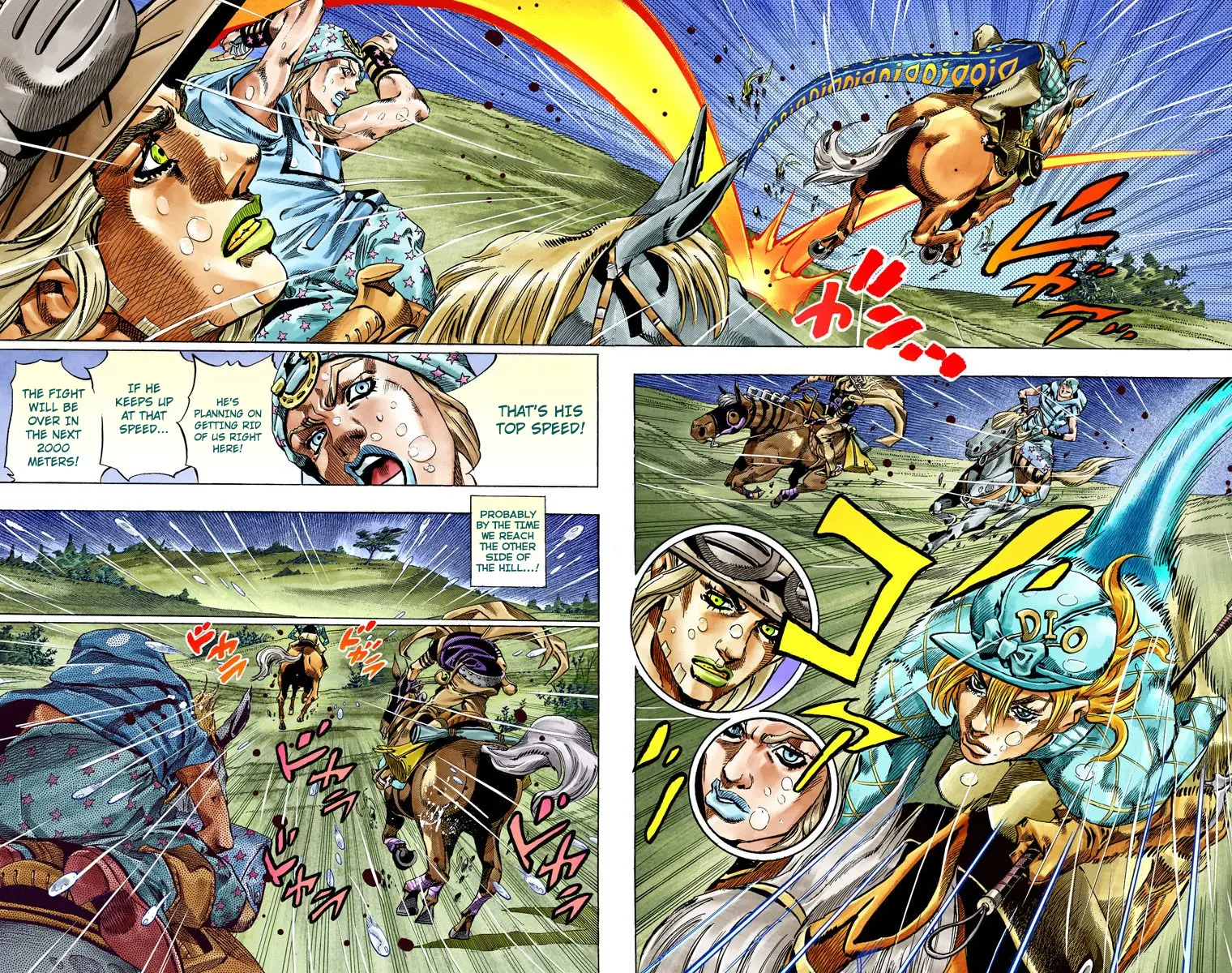 JoJo's Bizarre Adventure Steel Ball Run Colored Manga — Chapter 38 — Page 26