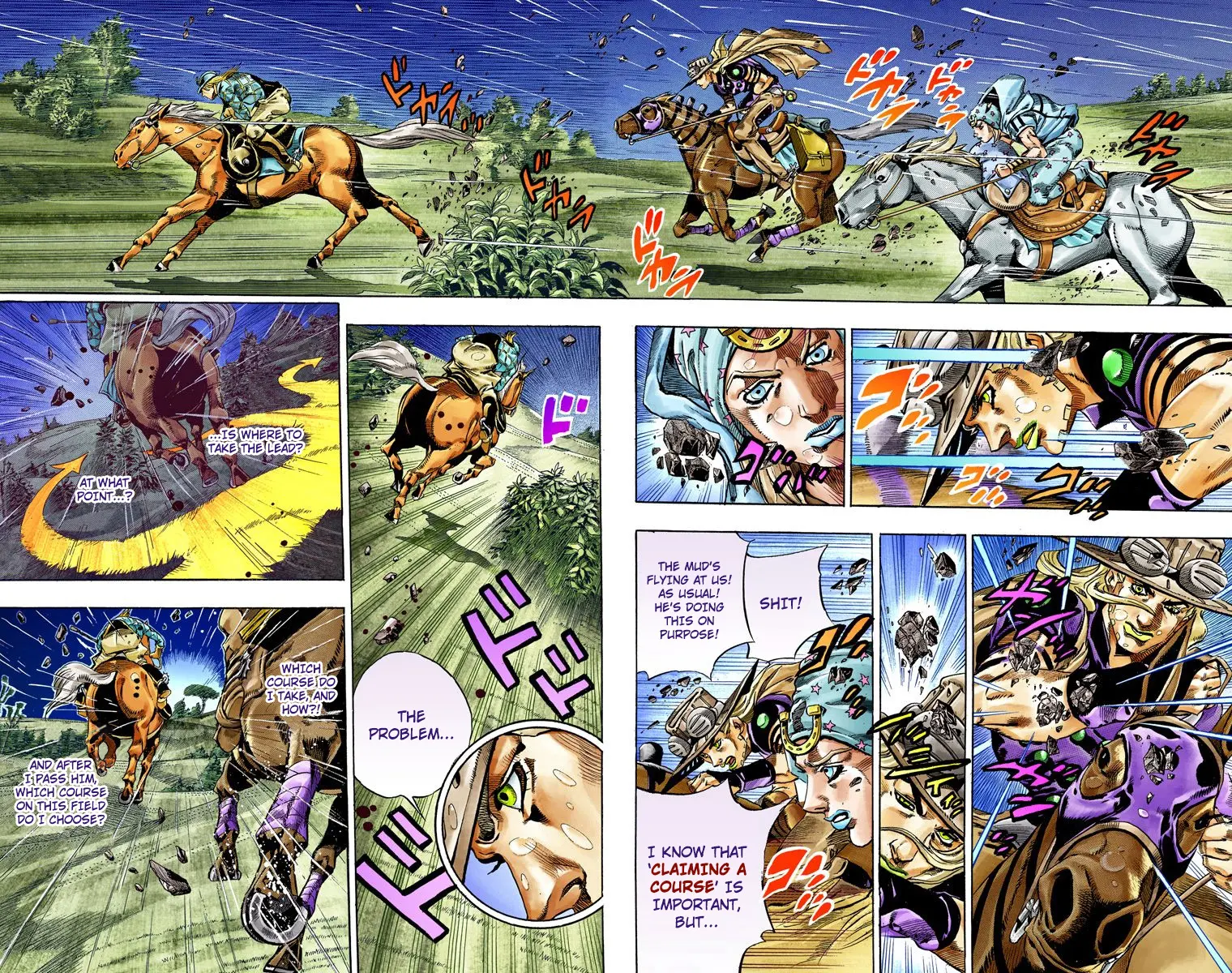 JoJo's Bizarre Adventure Steel Ball Run Colored Manga — Chapter 38 — Page 27