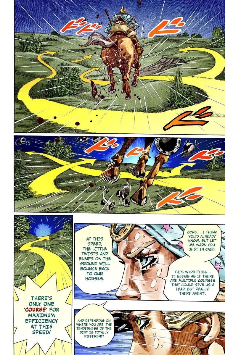 JoJo's Bizarre Adventure Steel Ball Run Colored Manga — Chapter 38 — Page 28
