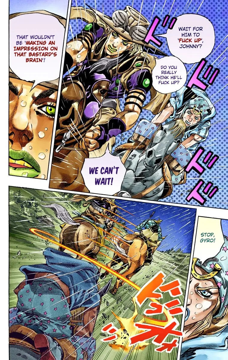 JoJo's Bizarre Adventure Steel Ball Run Colored Manga — Chapter 38 — Page 30