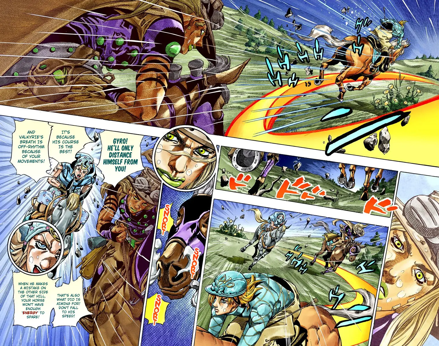 JoJo's Bizarre Adventure Steel Ball Run Colored Manga — Chapter 38 — Page 32