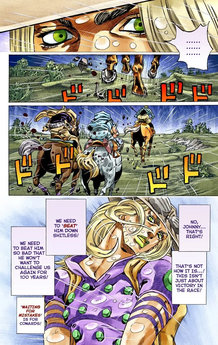 JoJo's Bizarre Adventure Steel Ball Run Colored Manga — Chapter 38 — Page 33