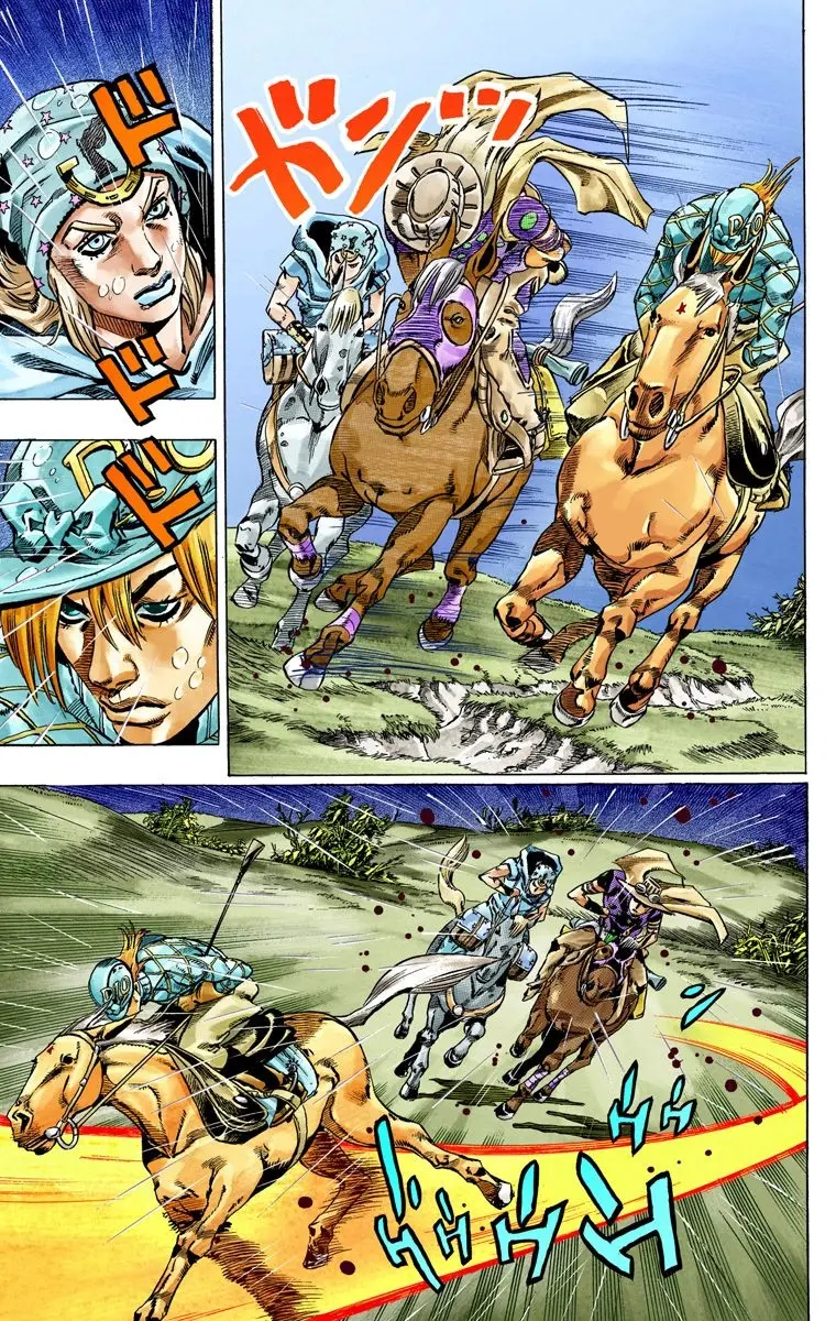 JoJo's Bizarre Adventure Steel Ball Run Colored Manga — Chapter 38 — Page 34