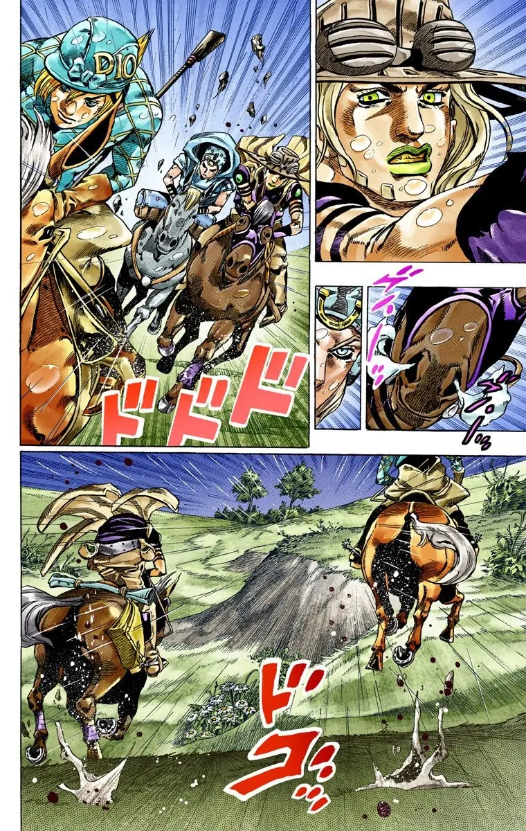 JoJo's Bizarre Adventure Steel Ball Run Colored Manga — Chapter 38 — Page 35