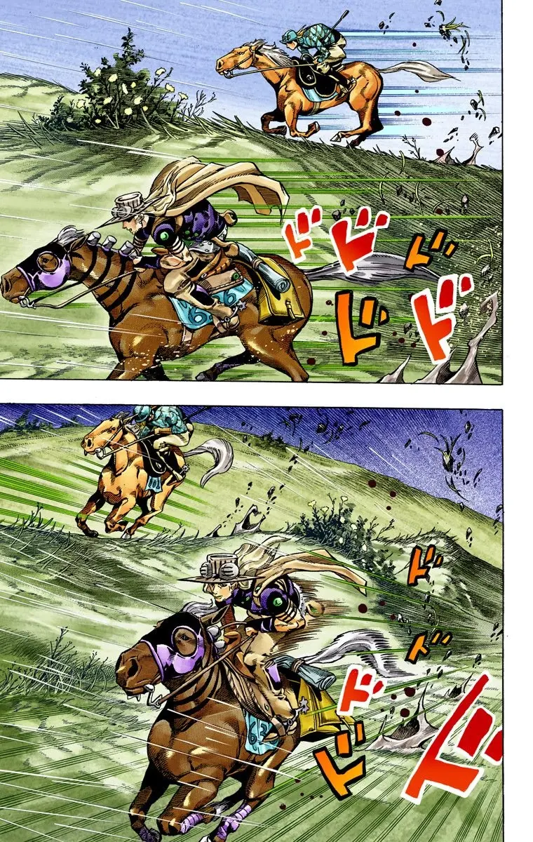 JoJo's Bizarre Adventure Steel Ball Run Colored Manga — Chapter 38 — Page 36