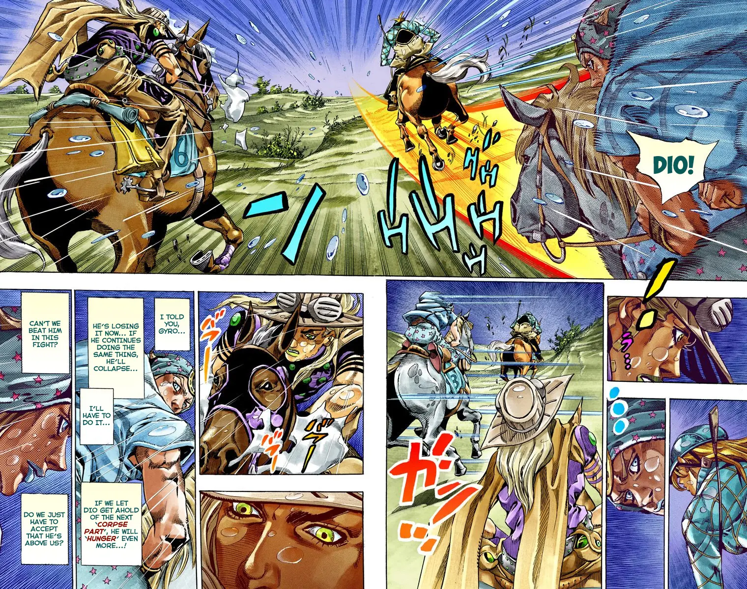 JoJo's Bizarre Adventure Steel Ball Run Colored Manga — Chapter 38 — Page 37