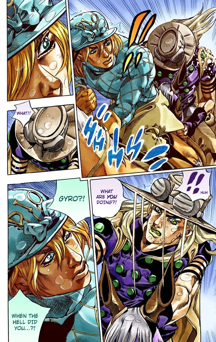 JoJo's Bizarre Adventure Steel Ball Run Colored Manga — Chapter 38 — Page 45