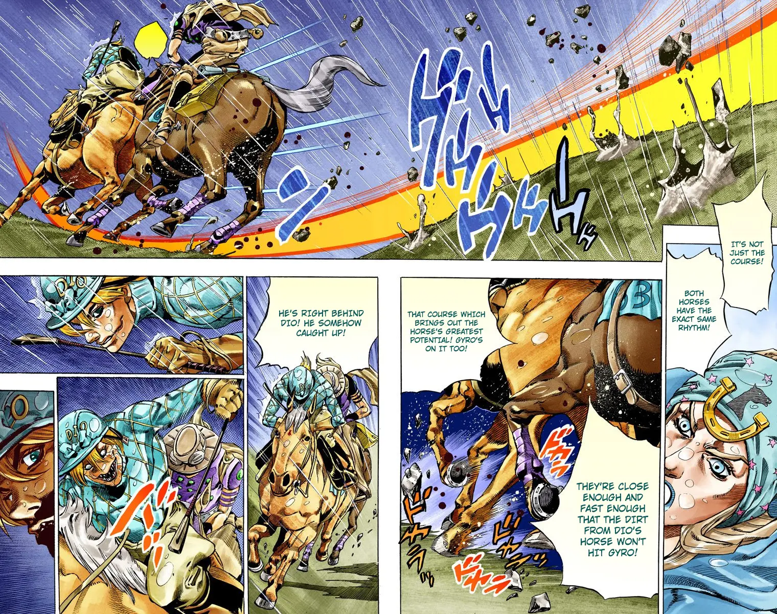 JoJo's Bizarre Adventure Steel Ball Run Colored Manga — Chapter 38 — Page 47