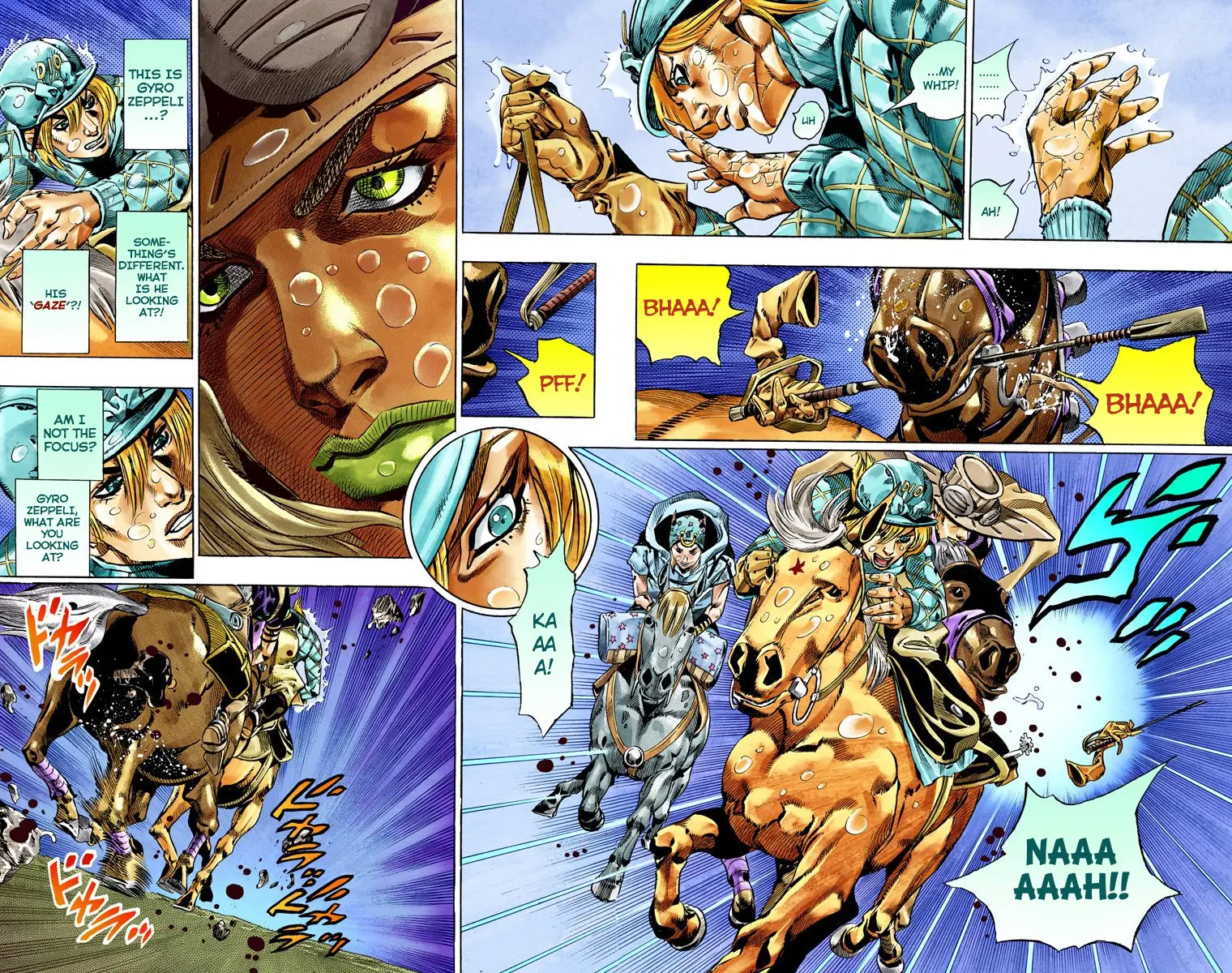 JoJo's Bizarre Adventure Steel Ball Run Colored Manga — Chapter 38 — Page 48