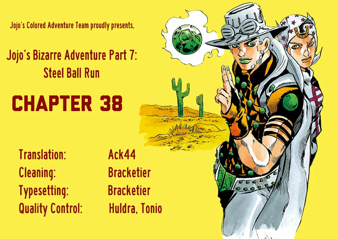 JoJo's Bizarre Adventure Steel Ball Run Colored Manga — Chapter 38 — Page 50