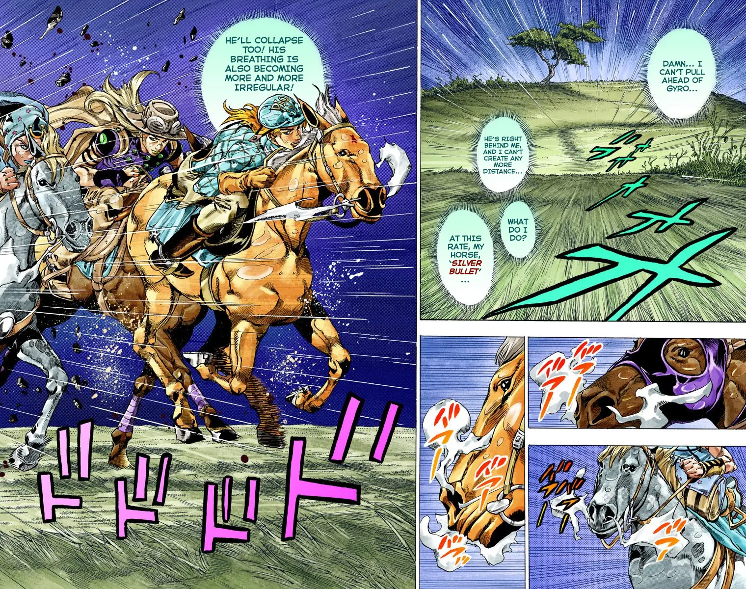 JoJo's Bizarre Adventure Steel Ball Run Colored Manga β Chapter 39 β Page 3
