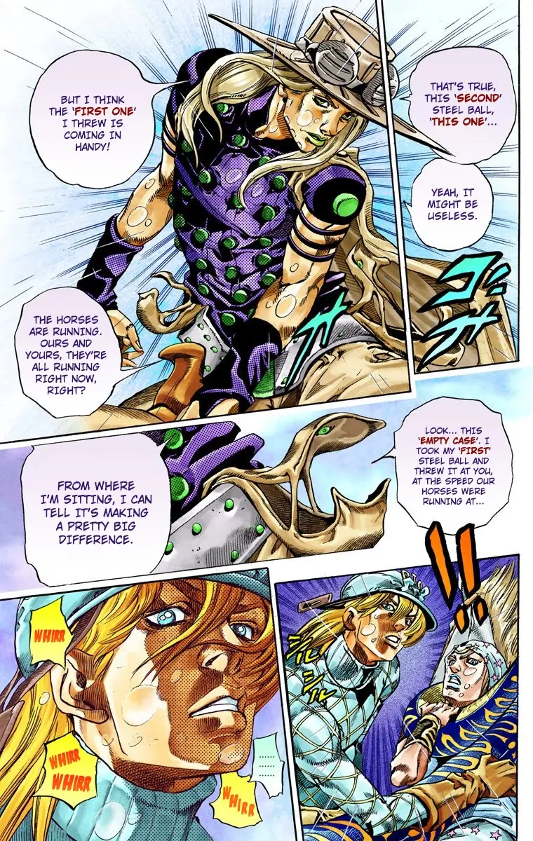 JoJo's Bizarre Adventure Steel Ball Run Colored Manga β Chapter 39 β Page 12