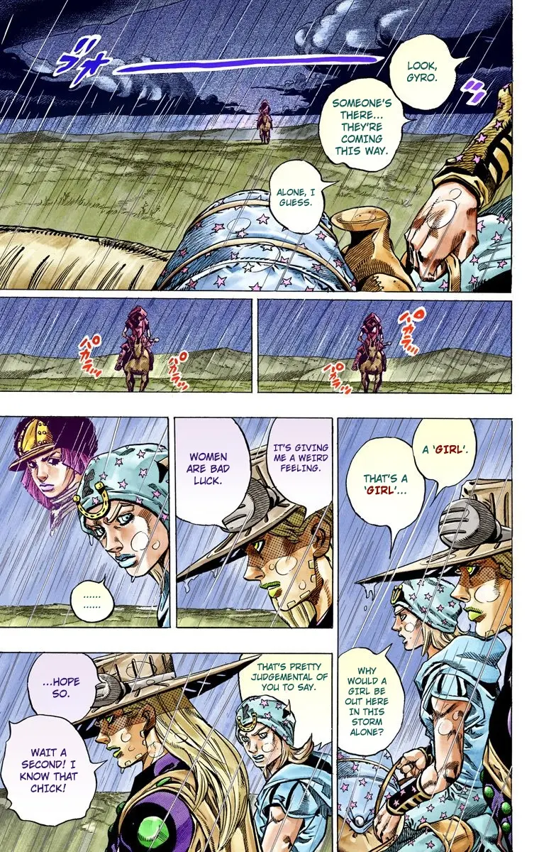 JoJo's Bizarre Adventure Steel Ball Run Colored Manga β Chapter 39 β Page 21