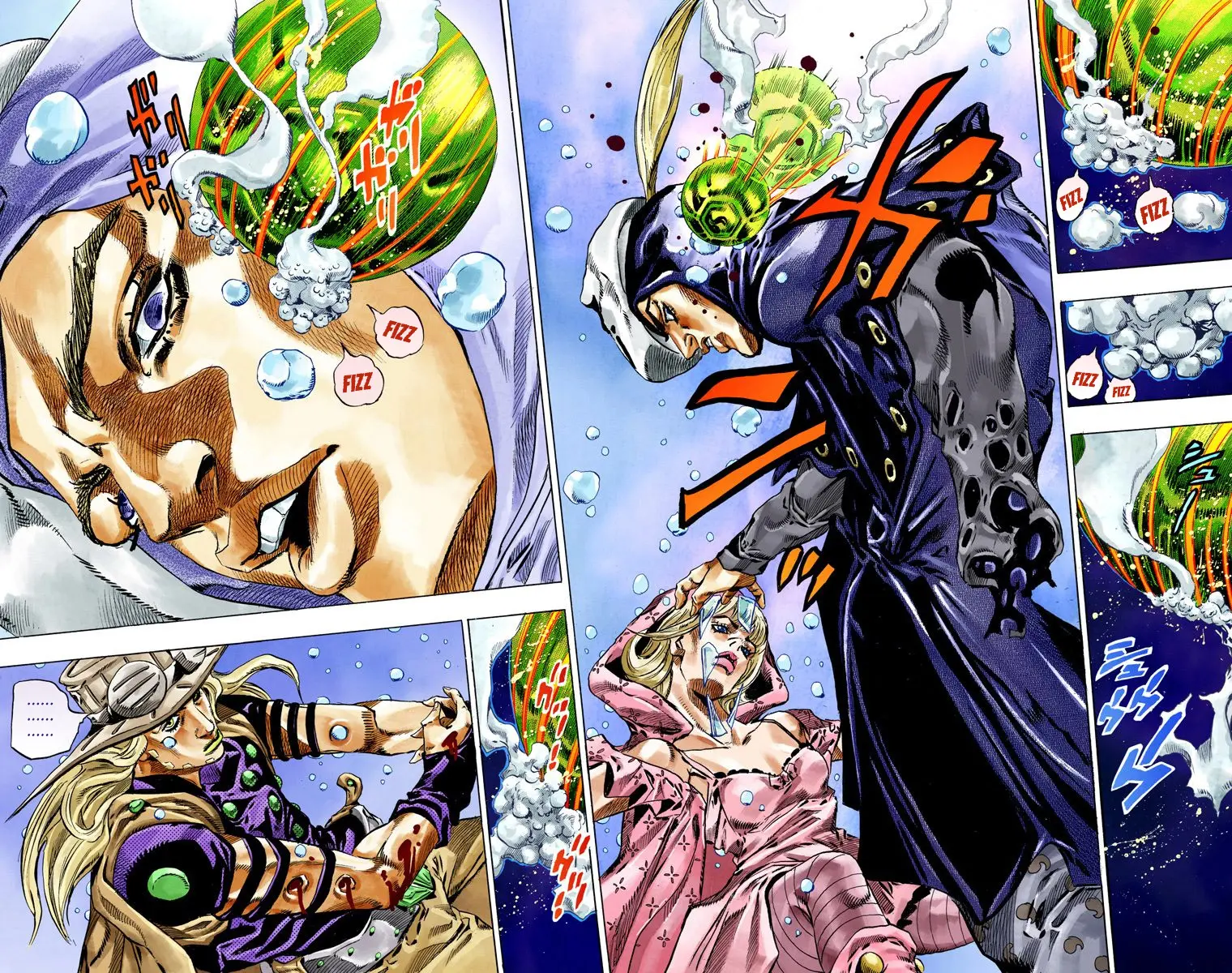 JoJo's Bizarre Adventure Steel Ball Run Colored Manga β Chapter 39 β Page 42